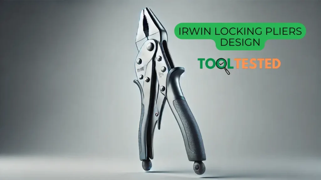 Close-up view of the Fast Release mechanism on Irwin Locking Pliers, marked "TOOLTESTED" to indicate its reliable design.  See the Irwin locking pliers review on Tool Tested Blog to learn about this key feature. #lockingpliers #FastRelease #ToolDesign #ToolTestedBlog