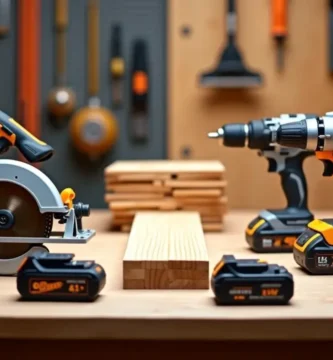 A side-by-side visual comparison of a corded circular saw and a cordless one on a workbench, illustrating the key difference between corded vs cordless tools, reviewed by Tool Tested.